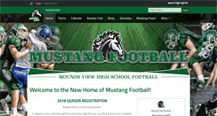 Desktop Screenshot of mvmustangfootball.com